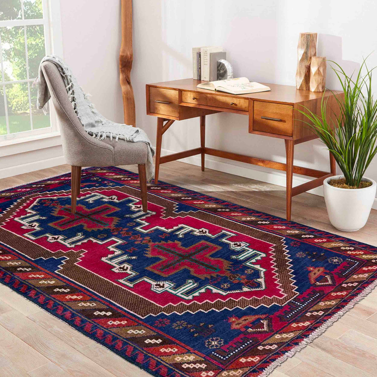 Handmade Baluchi Rug 2' 11" x 4' 7" (ft) -No R40219
