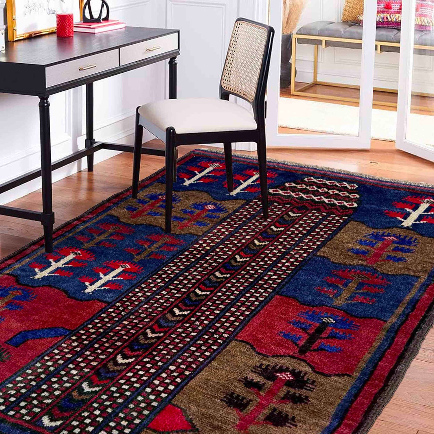Handmade Baluchi Rug 2' 8" x 3' 10" (ft) - No. R40222