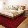 Red Color Baluchi Rug 9' 2" x 12' 6" (ft) - No. W12636