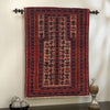 Red Color Prayer Rug 2' 8" x 3' 11" (ft) - No. W15017