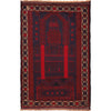 Handmade Prayer Rug 3' 0" x 4' 7" (ft) - No. W15019