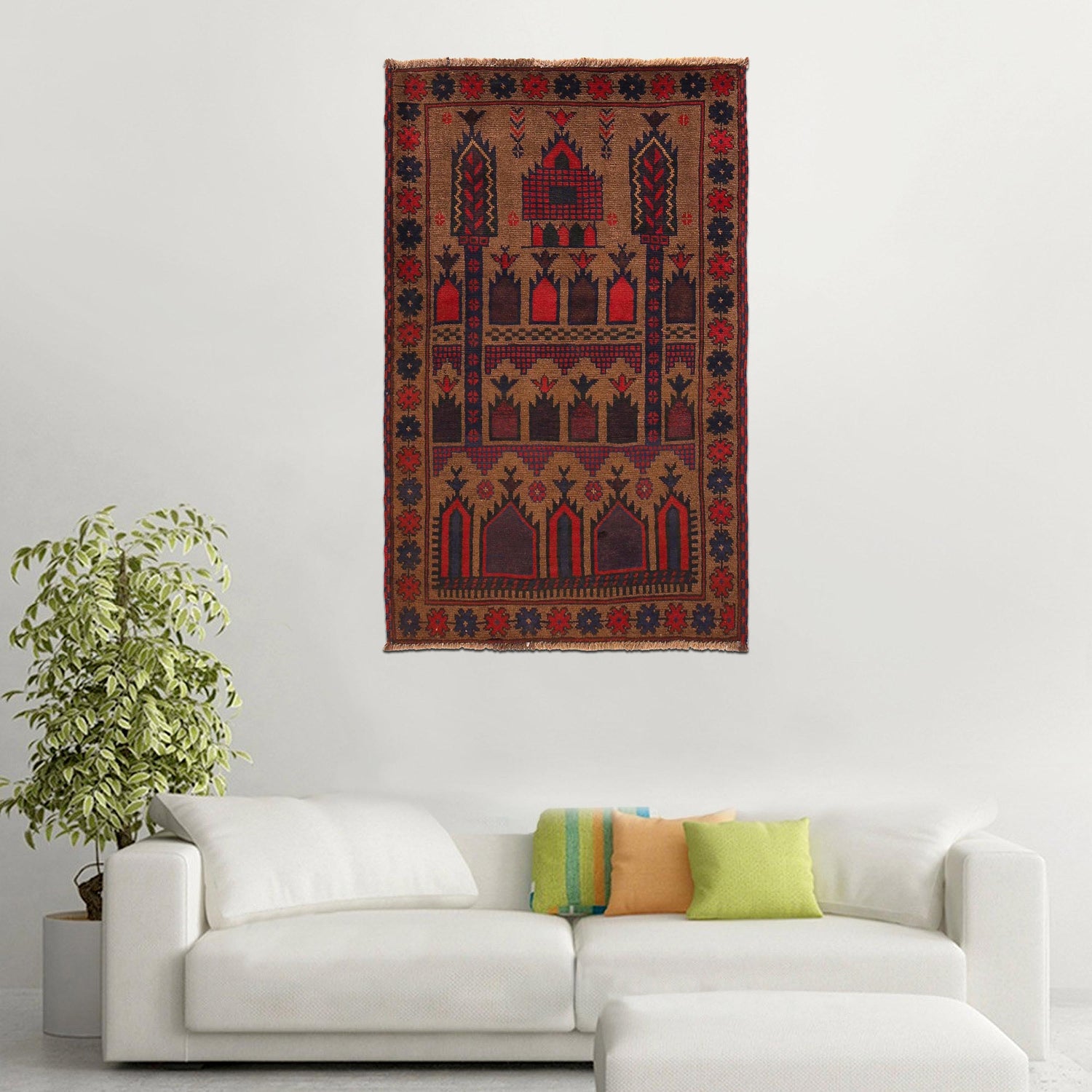 Prayer Rug Basic Brown Buy Handmade 3x5ft Tribal Afghan Prayer Rugs Pakistan.