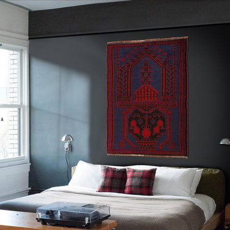 Prayer Mat 2' 11" x 4' 7" (ft) - No. W15509