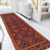 Flatweave Dhurrie Runner 1' 10" x 6' 7" (ft) - No. W17008