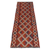 Multi Flat Weave Kilim Runner 2' 8" x 8' 5" (ft) - No. W17121