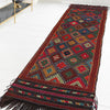 Multi-Color Flat Weave Kilim Runner 2' 1" x 7' 4" (ft) - No. W17678