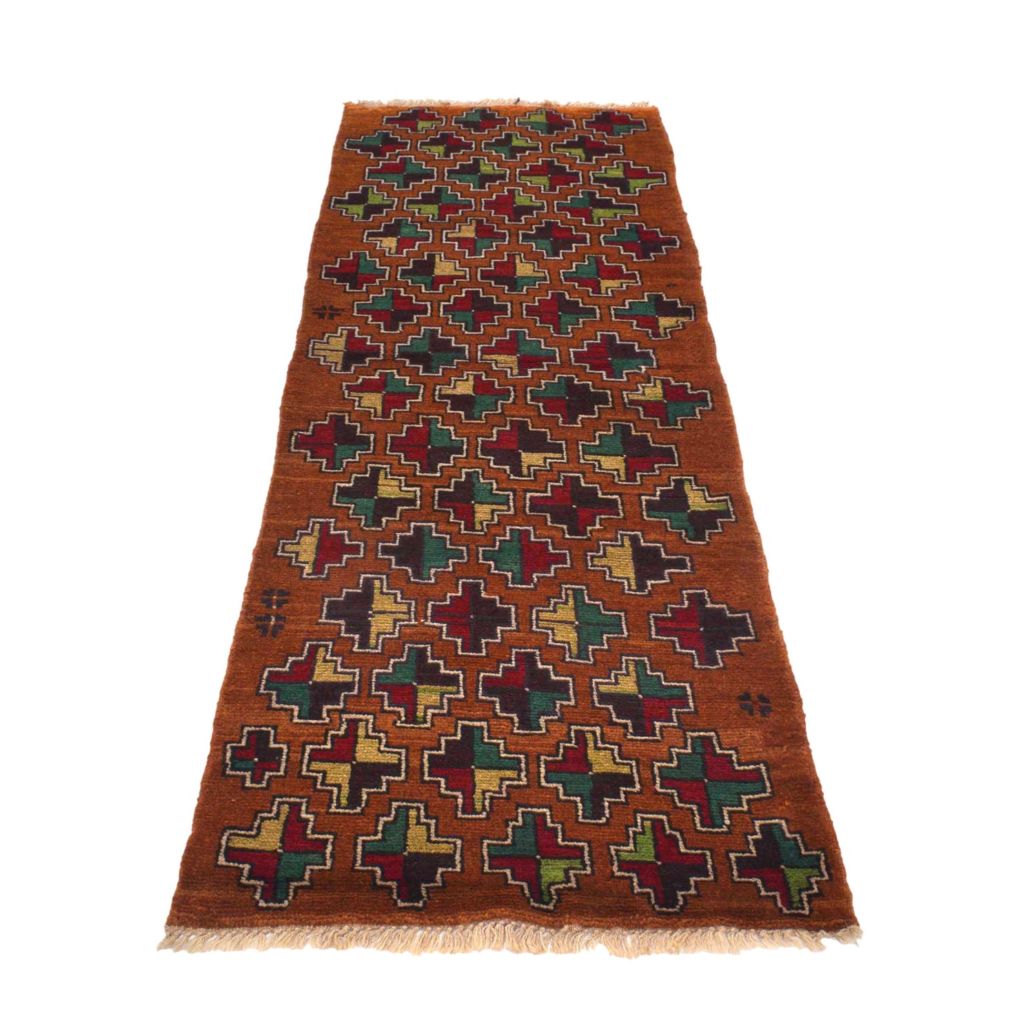 Hand Knotted Baluchi Runner 2' 3" x 6' 9" (ft) - No. W18379