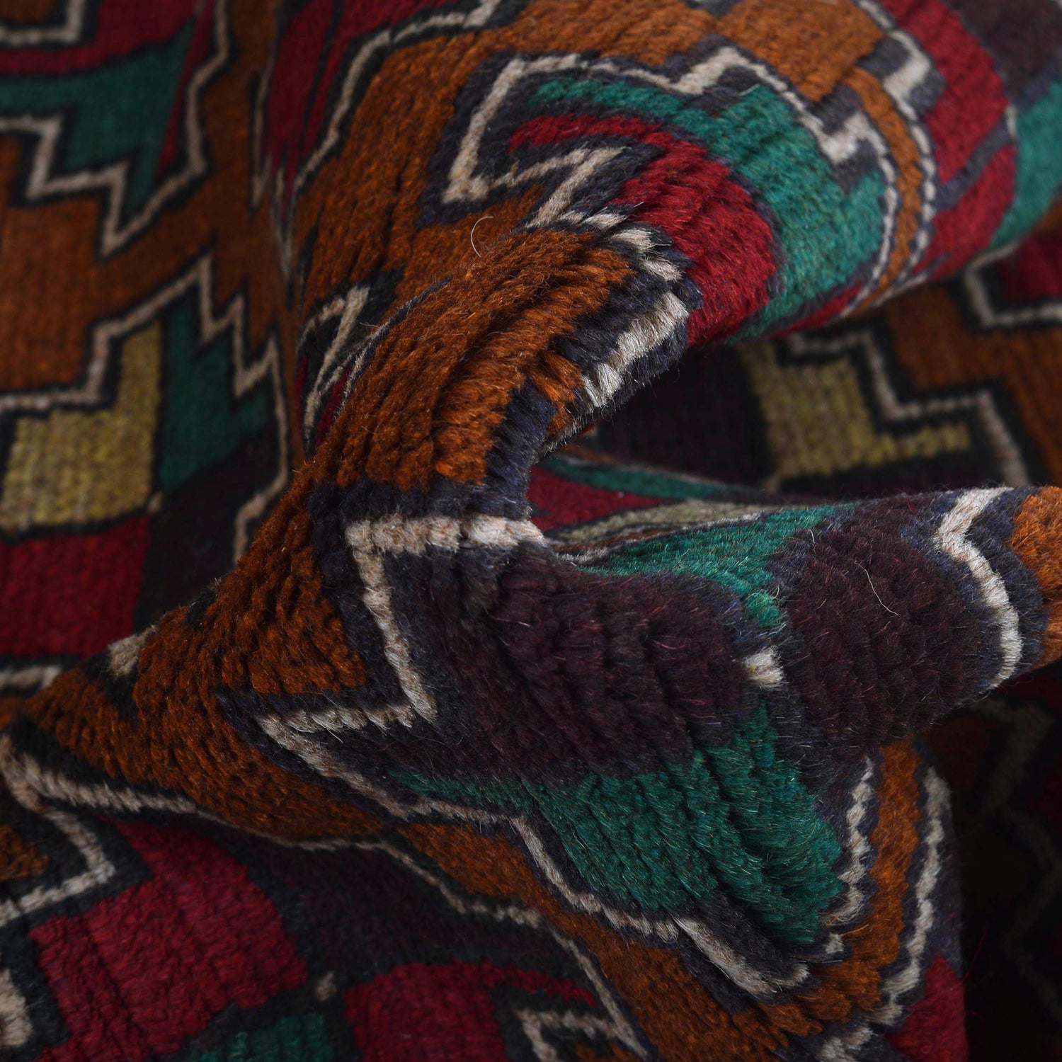 Hand Knotted Baluchi Runner 2' 3" x 6' 9" (ft) - No. W18379