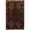 Hand Knotted Baluchi Rug 4' 1" x 6' 6" (ft) - No. W27265