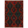 Red Baluchi Rug 4' 3" x 6' 5" (ft) - No. W27267