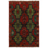 Tribal Baloch Rug 4' 2" x 6' 4" (ft) - No. W27271