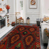 Maroon Color Baluchi Rug 4' x 6' 6" (ft) - No. W27280