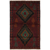 Maroon Baluchi Rug 4' 0" x 6' 7" (ft) - No. W27282