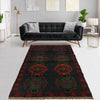 Dark Blue Baluchi Rug 4' 2" x 6' 6" (ft) - No. W27289