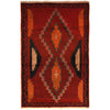 Red Color Baluchi Rug 3' 10" x 6' 1" (ft) - No. W27316