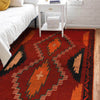 Red Color Baluchi Rug 3' 10" x 6' 1" (ft) - No. W27316