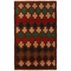 Baluch Short Rug 3' 9" x 6' 3" (ft) - No. W27319