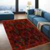 Maroon Baluchi Rug 4' 5" x 6' 2" (ft) - No. W27320