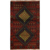 Tribal Baloch Rug 3' 10" x 6' 5" (ft) - No. W27324