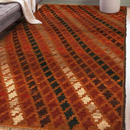 Hand Knotted Baluchi Rug 3' 9" x 6' 6" (ft) - No. W27331