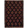 Traditional Baloch Rug 4' 3" x 6' 3" (ft) - No. W27342