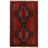 Red Baluchi Rug 3' 9" x 6' 6" (ft) - No. W27358