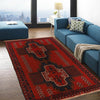 Red Baluchi Rug 3' 9" x 6' 6" (ft) - No. W27358