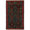 Dark Blue Baluchi Rug 4' 1" x 6' 6" (ft) - No. W27360