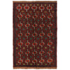 Hand Knotted Baluchi Rug 4' 2" x 6' 2" (ft) - No. W27362