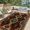 Camel Brown Color Baluchi Rug 3' 8" x 6' 1" (ft) - No. W27364