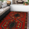 Red Baluchi Rug 4' 2" x 6' 8" (ft) - No. W27372