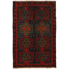 Hand Knotted Baluchi Rug 3' 11" x 6' 5" (ft) - No. W27377