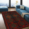 Hand Knotted Baluchi Rug 3' 11" x 6' 5" (ft) - No. W27377