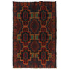 Dark Blue Color Baluchi Rug 3' 11" x 6' 2" (ft) - No. W27378