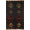 Dark Blue Baluchi Rug 4' 2" x 6' 6" (ft) - No. W27381