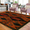 Orange Color Baluchi Rug 3' 10" x 5' 9" (ft) - No. W27386