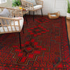 Red Color Baluch Rug 3' 8" x 6' 0" (ft) - No. W27389