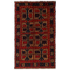 Handmade Baluchi Rug 3' 8" x 6' 1" (ft) - No. W27397