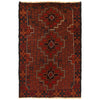 Hand knotted Baluchi Rug 3' 9" x 5' 10" (ft) - No. W27407