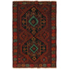 Handmade Baluchi Rug 4' 1" x 6' 2" (ft) - No. W27408