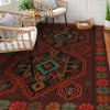 Handmade Baluchi Rug 4' 1" x 6' 2" (ft) - No. W27408