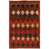 Handmade Baluchi Rug 4' 4" x 6' 1" (ft) - No. W27413