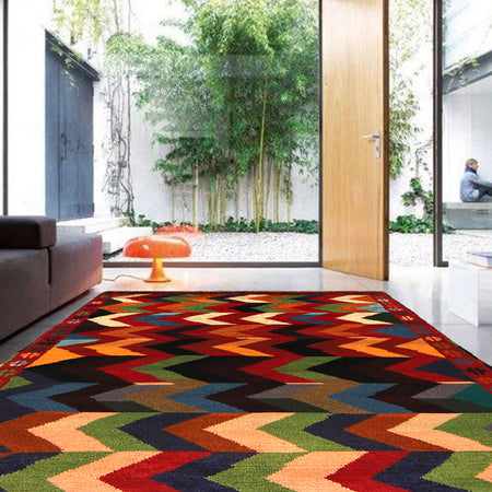 Traditional Baloch Rug 3' 8" x 6' 3" (ft) - No. W27418