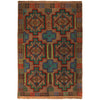 Traditional Baloch Rug 4' 2" x 6' 3" (ft) - No. W27440a