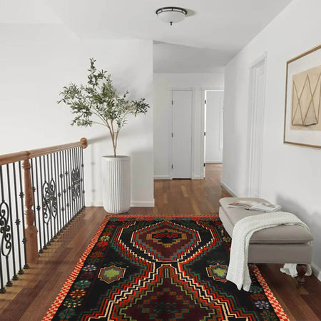 Handmade Baluchi Rug 4' 1" x 5' 11" (ft) - No. W27442