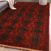 Red Color Baluchi Rug 3' 10" x 6' 4" (ft) - No. W27445