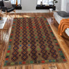 Hand Knotted Baluchi Rug 3' 11" x 6' 6" (ft) - No. W27450