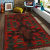 Red Baluch Rug 4' 0" x 6' 8" (ft) - No. W27454