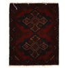 Dark Red Color Doormat 1' 5" x 1' 9" (ft) - No. W27487