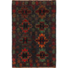 Handmade Baluchi Carpet 4' 0" x 6' 2" (ft) - No. W28015